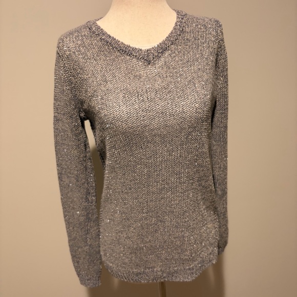 J. McLaughlin Bora Sweater Purple Metallic - Picture 9 of 9
